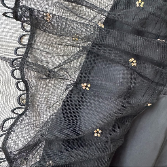 Love The Label Serafina Embellished top black size L - Picture 8 of 11